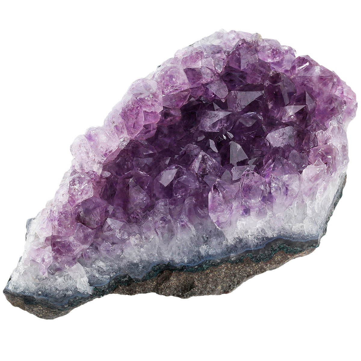 mookaitedecor Natural Amethyst Crystal Cluster Specimen Stone for Crystals Healing Reiki Home Decoration(1lb-1.3lb)