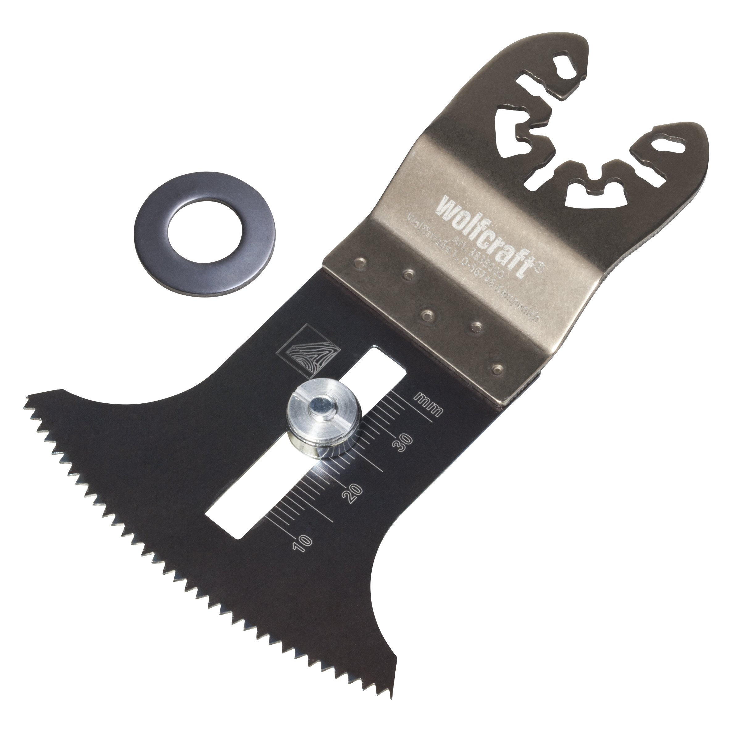 wolfcraft HCS Pushcut Saw Blade with Depth Stop "PRO", Universal Receptacle I 3838000