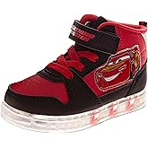 Boys High Top Sneakers Light Up Shoes for Boys Hightop LED Shoes Cars Paw Patrol Spiderman Monster Jam Sonic (Size: 6-10 Toddlers / 11-12 Little Kids)