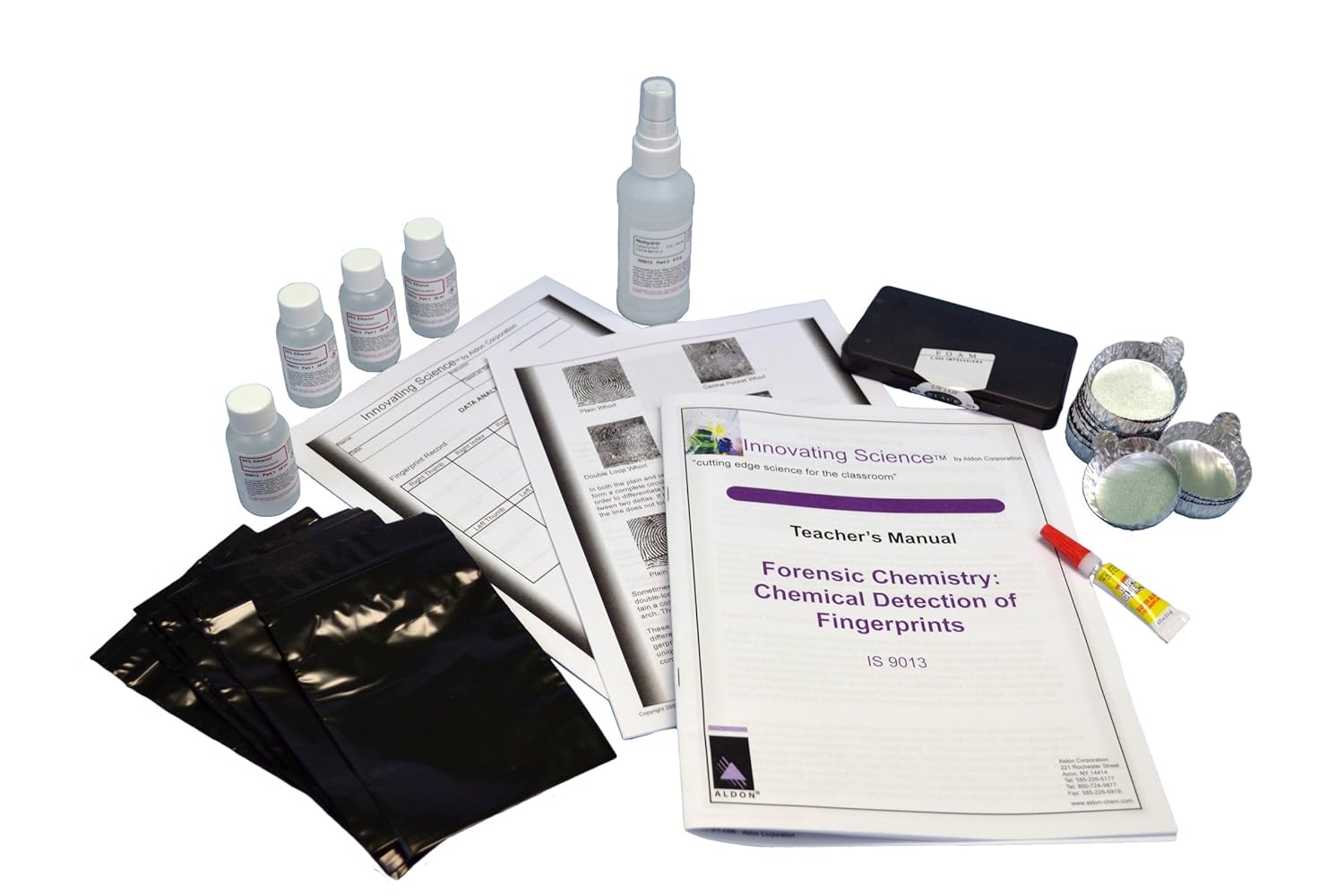 Forensic Chemistry of Chemical Detection of Fingerprints Kit Amazon
