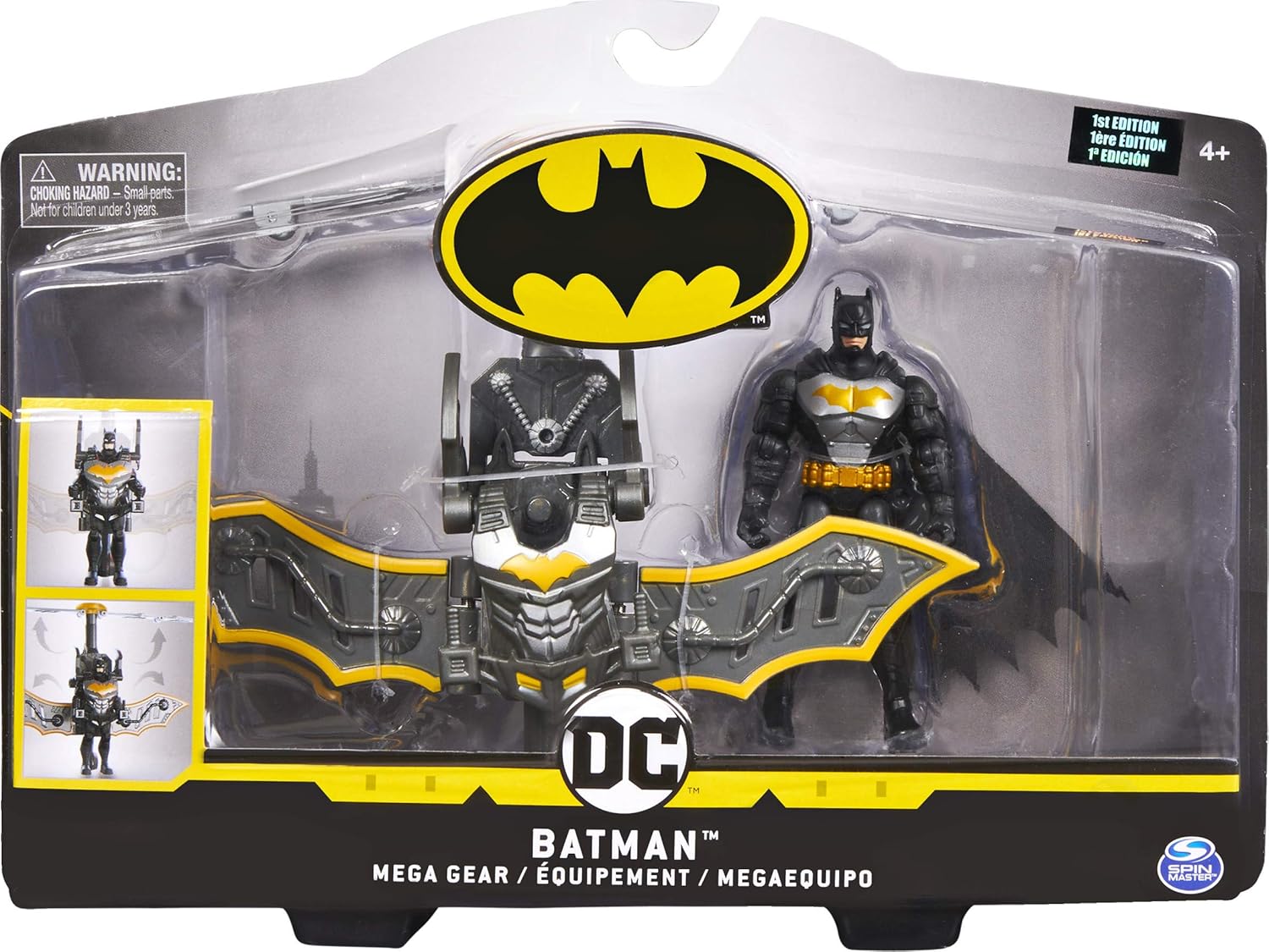 Amazon Com Batman Mega Gear Deluxe Figura De Accion Con Armadura Transformadora 3 9 In Toys Games Amazon Com Batman Mega Gear Deluxe Figura De Accion Con Armadura Transformadora 3 9 In Toys Games
