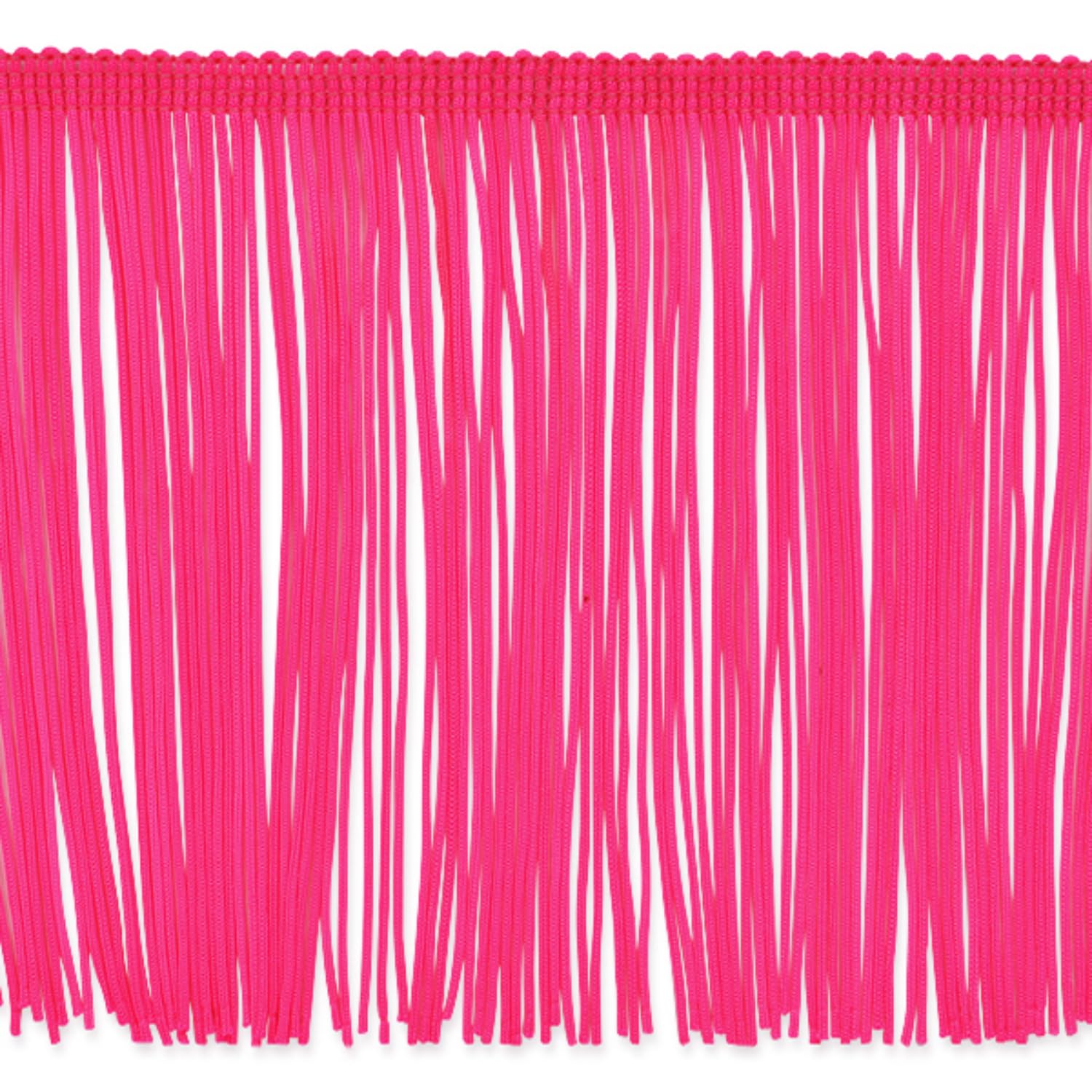 Trims by the Yard 6" Chainette Fringe Trim | Neon Pink | (5 Yard Cut)
