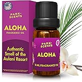 Park Scents Aloha – Hawaii Resort Theme Park Luxury Hotel Fragrance Oil – Coconut, Pineapple, Tropical Florals and Vanilla – Essential Oils for Diffusers, Home, Aromatherapy, Gifts for Women (10ml)