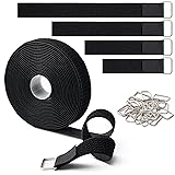 1"x16Ft Hook and Loop Straps with 25 Metal