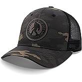 Mesh Bigfoot Hat for Men - Snapback Sasquatch Cap Adjustable Hunting & Hiking Hat Breathable Outdoor Gear