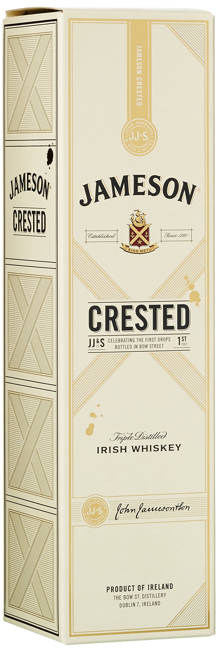 Jameson Crested Ten Blended Irish Whiskey, Milder Whiskey aus Ex-Bourbon und Sherry Fässern, Whiskey aus Irland, 700ml 4