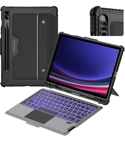 Amazon.com: Samsung Book Slim Keyboard Cover for Galaxy Tab