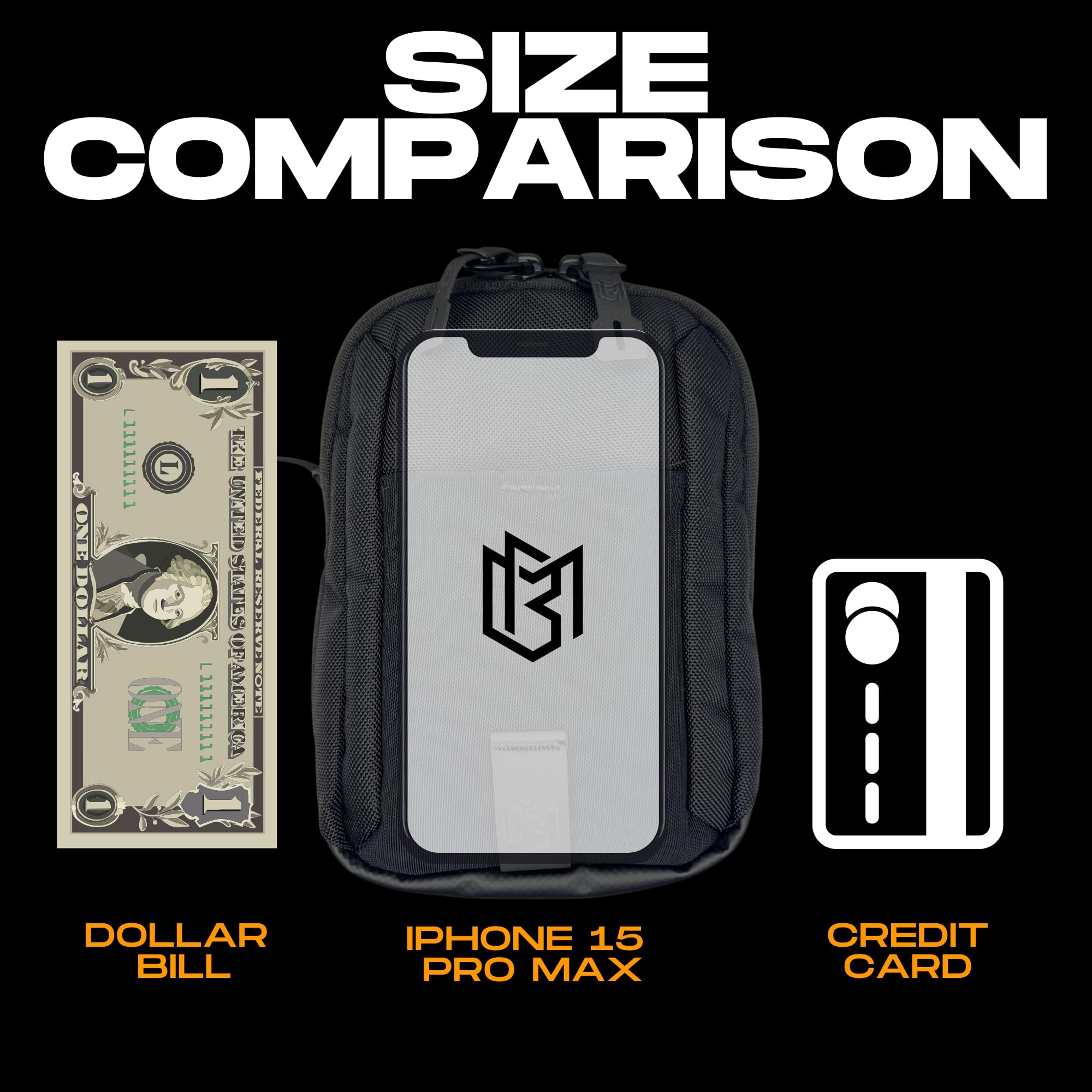 Magnetic Bag Company - Crossbody Bag Sling Chest Bag for Men and Women | Magnetic Gym & Travel Bag