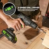 GALAX PRO D6001 20V Cordless Drill Driver Impact Combo Kit 1.3Ah Battery view 7