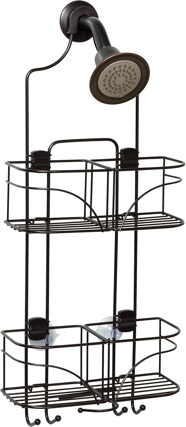 Zenna Home Expandable Over-The-Shower Caddy, Chrome: Home & Kitchen