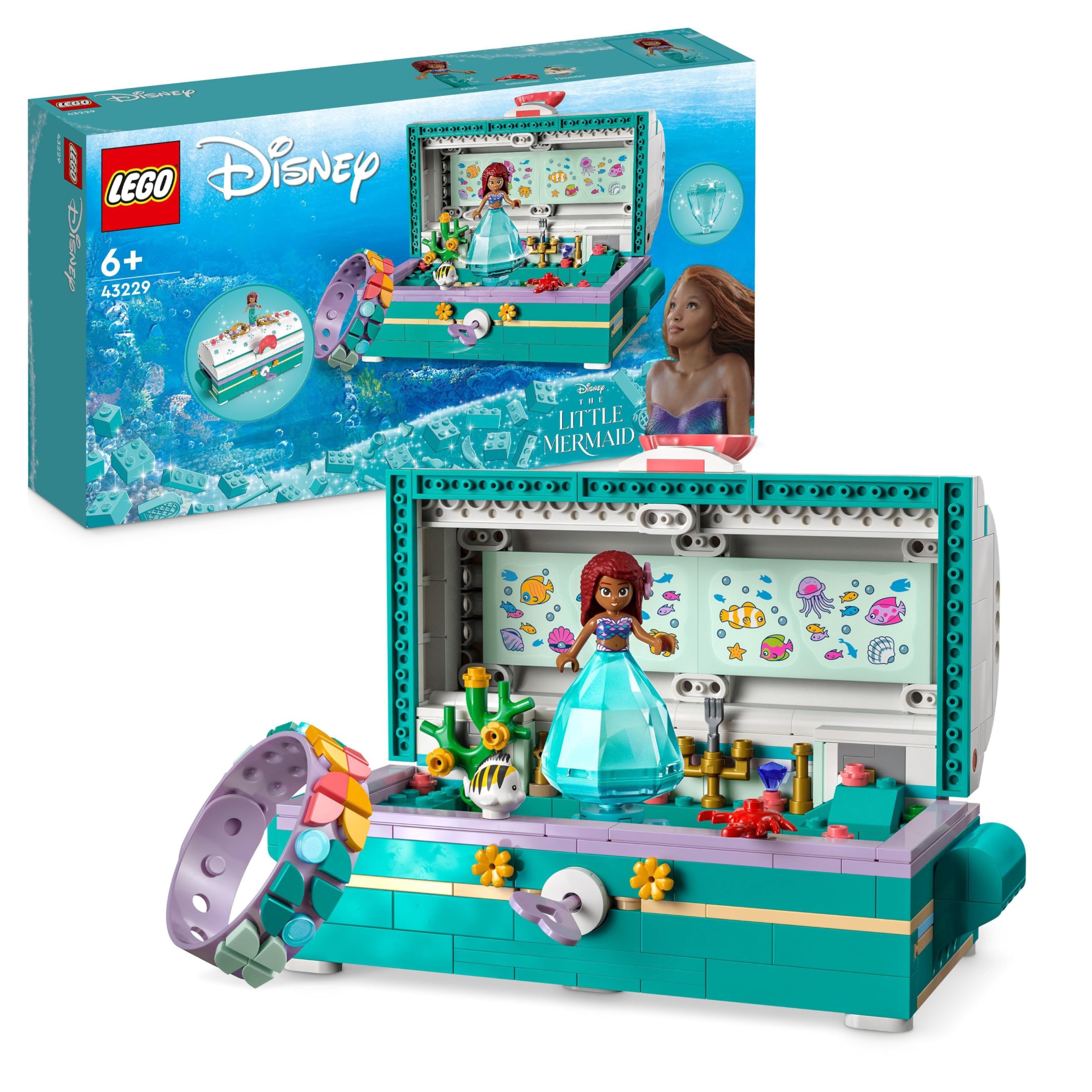 Lego DISNEY 43229 ARIEL'S TREASURE CHEST