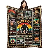 XALAZY Bigfoot Gifts Blanket 50"X60", Sasquatch Gifts, Big Foot Sasquatch Gifts for Kids, Hide and Seek Champion Throw, Funny Bigfoot Blanket
