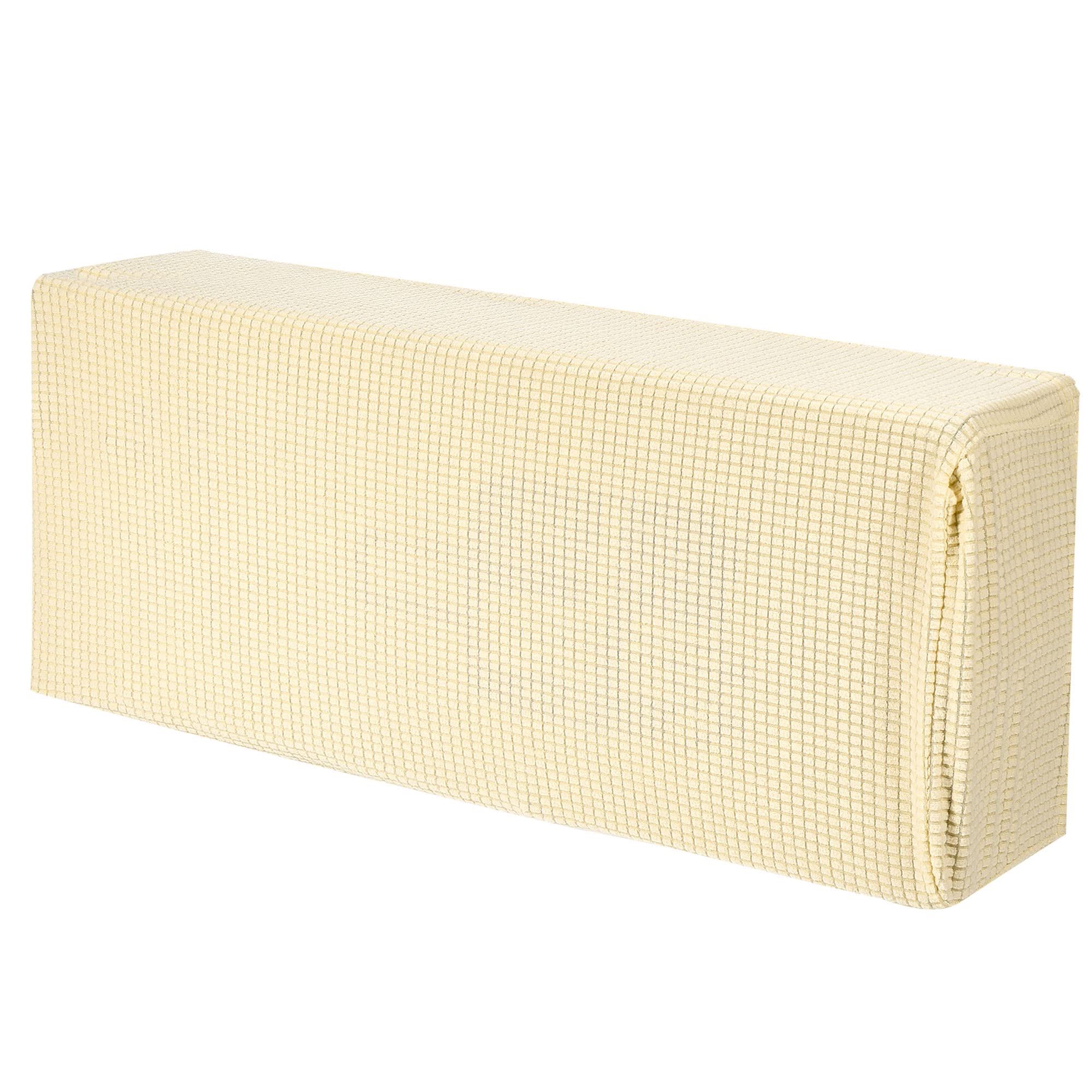 PATIKIL Air Conditioner Cover 35-37 Inch Knitted Elastic Cloth Dustproof for Wall-Mounted Units Split Indoor AC Covers, Beige