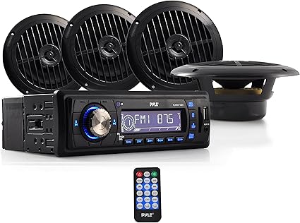 marine stereo system amazon