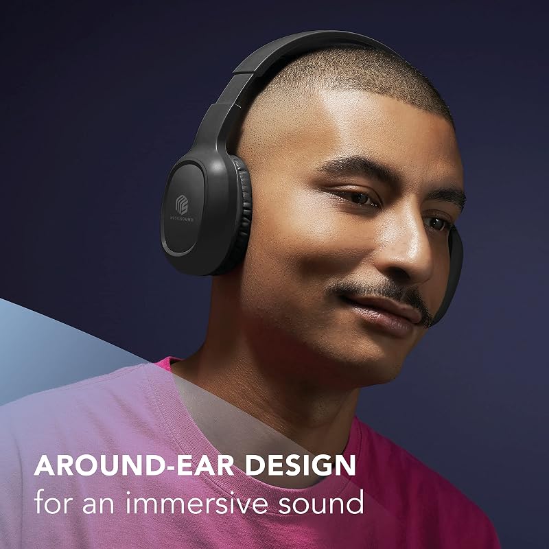 | HEADBAND Bluetooth Basic | Cuffie on Ear Bluetooth con Archetto Estendibile - PlayTime 14h - Colore Nero