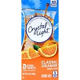 Crystal Light Drink Mix, Sugar Free Powdered Water Enhancer, Natural Flavor Low Calorie Beverage Mix, Classic Orange, 5 Pitcher Packets, 2.5 Ounce Box (Pack of 1)