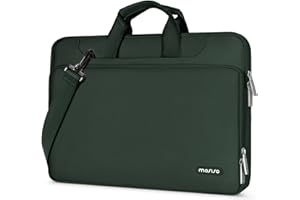 MOSISO 360 Protective Laptop Bag 16 inch, 15-15.6 inch Laptop Shoulder Bag Compatible with MacBook Air 15 M4 M3 M2/Pro 16, HP