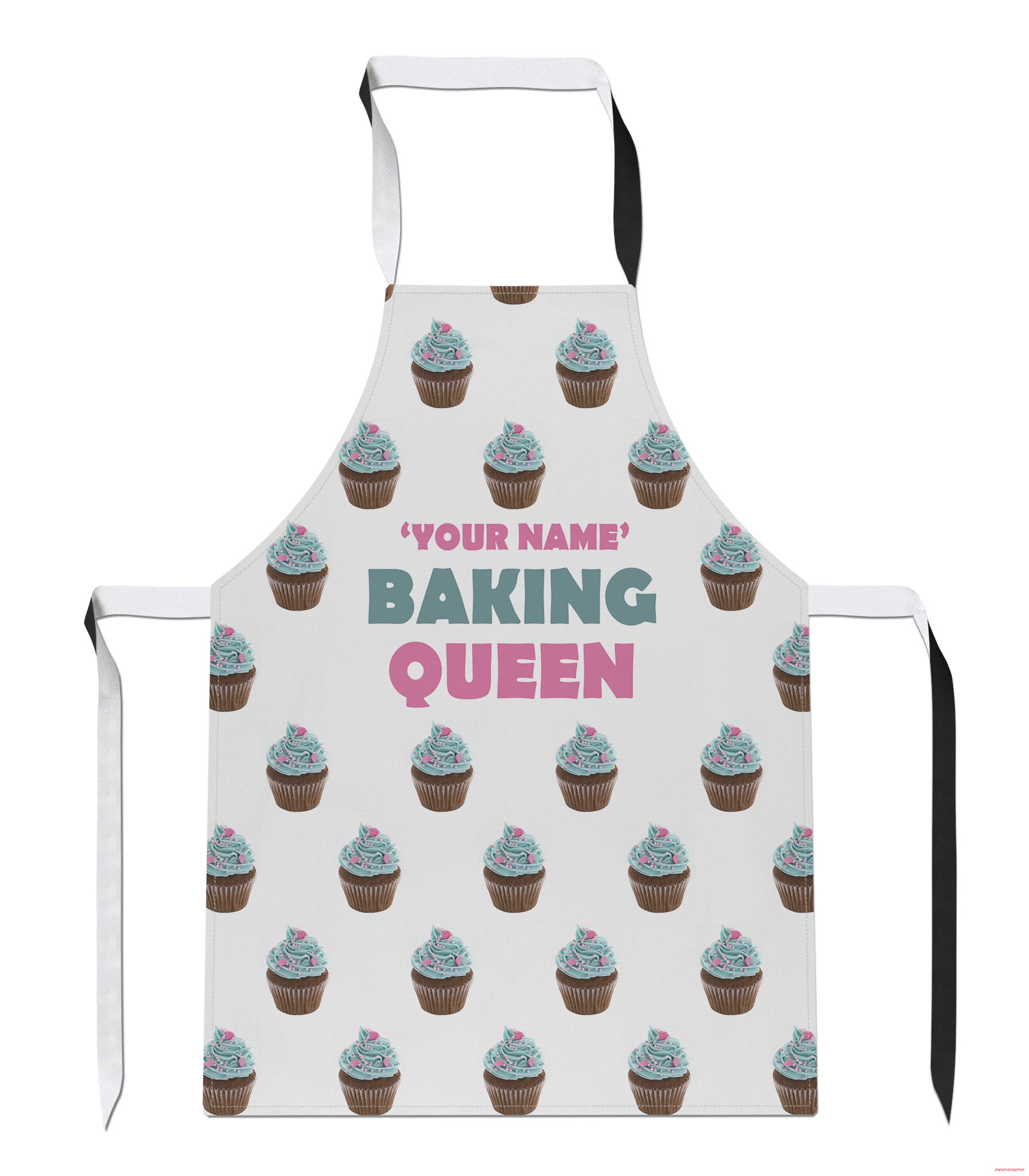 Personalised Apron Baking Queen, Your Name, Cooking Gift, Give a