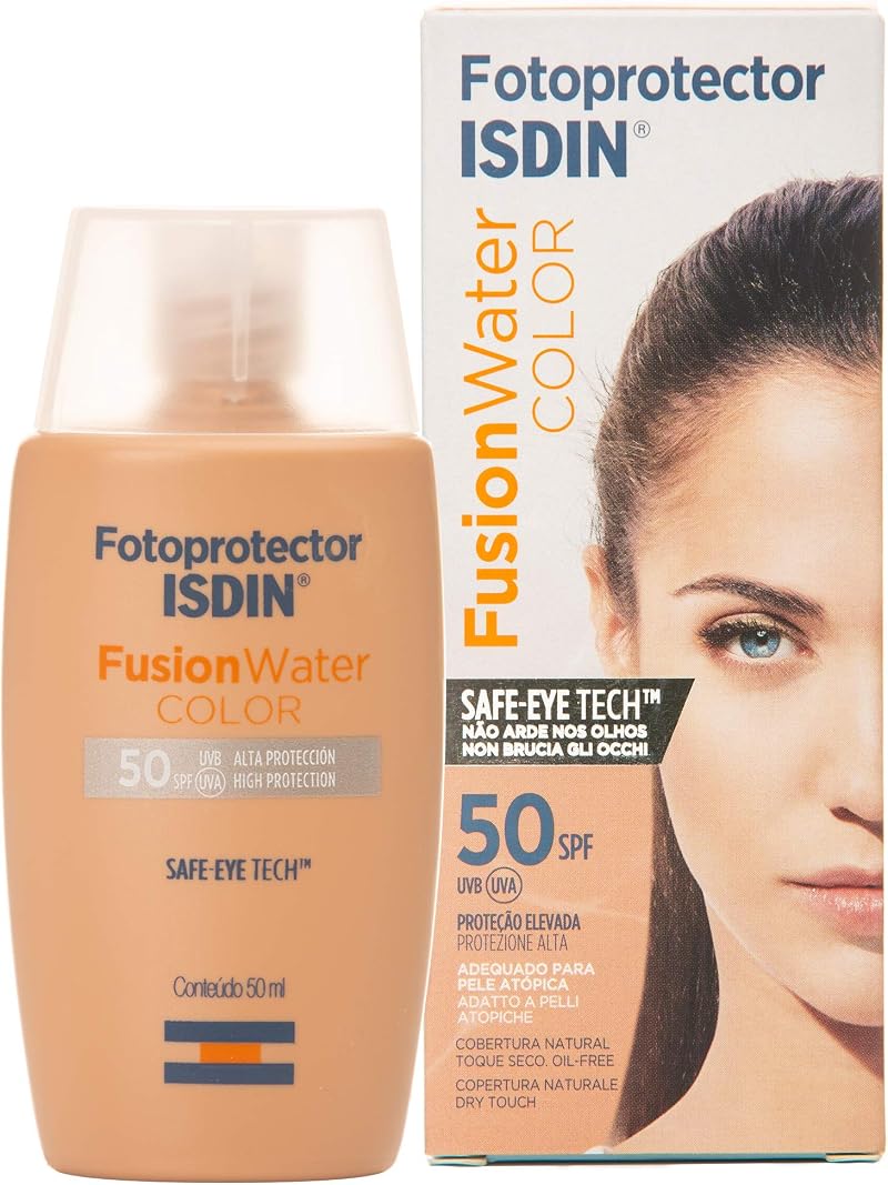 ISDIN Fotoprotector Fusion Water Color SPF50 Face Sunscreen 50ml Tinted