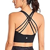 CRZ YOGA Strappy Longline Sports Bras for Women