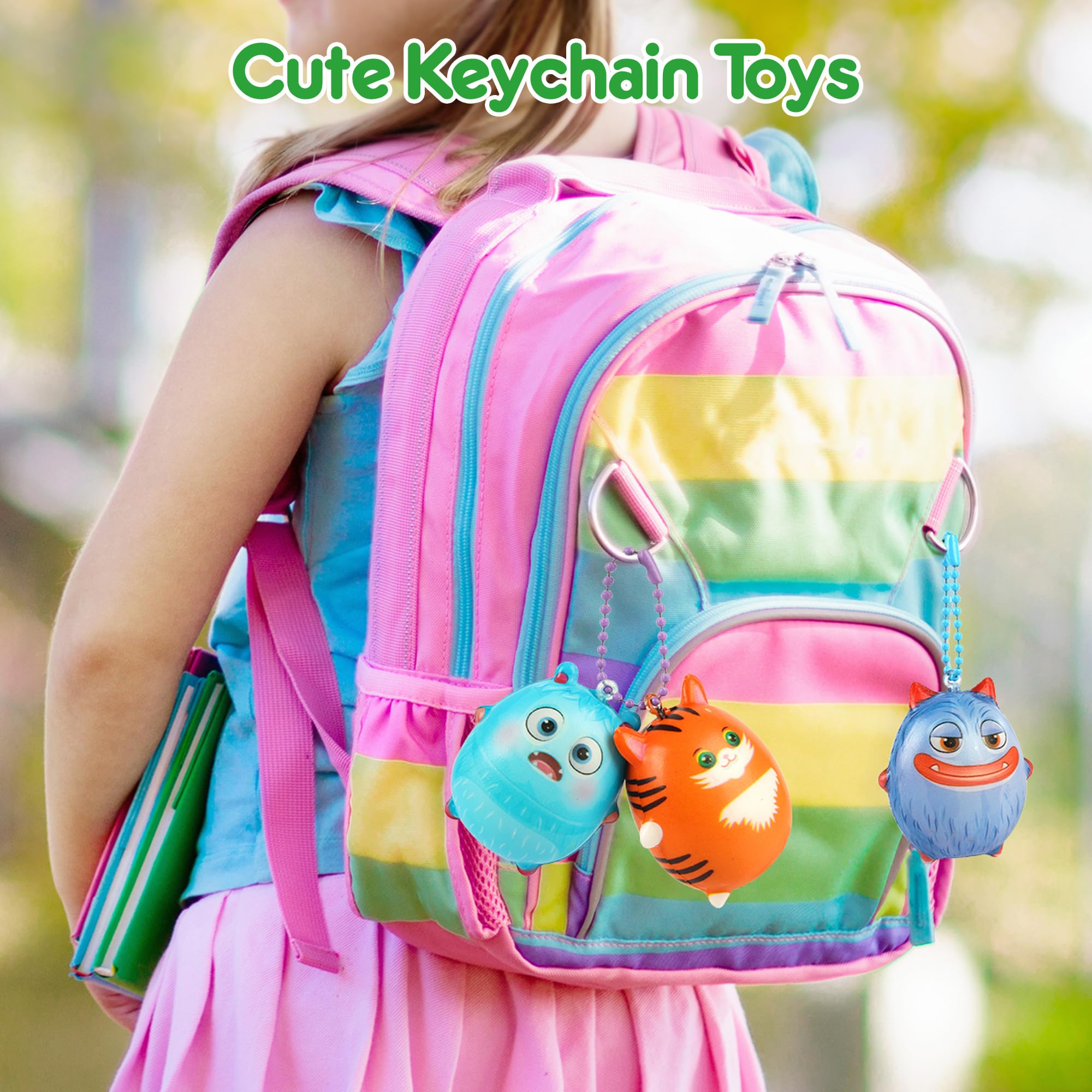 Mocoosy 22 Pack Party Favors Stress Relief Squishies for Kids, Birthday Goodie bag stuffers Bulk Sensory Fidget Toys, Pinata Stuffers, Classroom Prizes, Carnival Gift, Treasure Chest&Claw Machine Toys