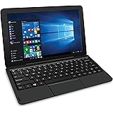 RCA Cambio 10.1 2-in-1 Tablet 32GB Intel Quad Core Windows 10 Black Touchscreen Laptop Computer with Bluetooth and WIFI