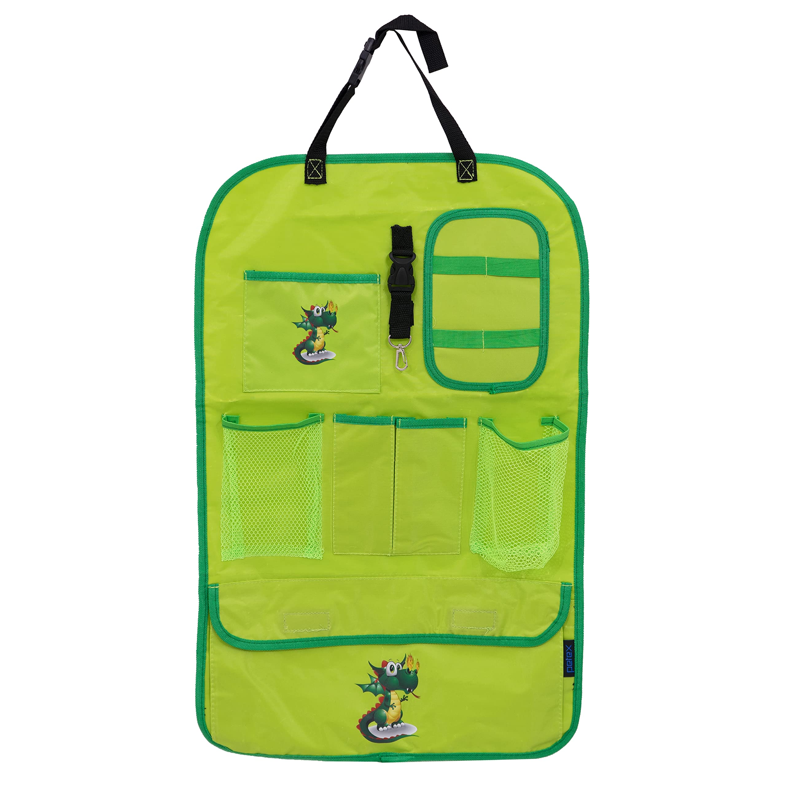 Petex Car Back Seat Organiser, Approx. 41 x 64 cm, Green
