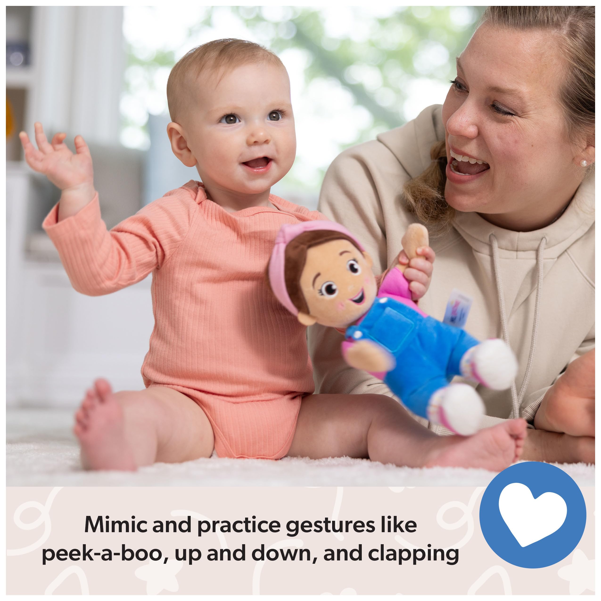 Ms. Rachel Official Cuddle & Comfort Doll, 11” Premium Plush Baby Toy, Toddler Toys for Girls & Boys for Ages 6 Months to 3+
