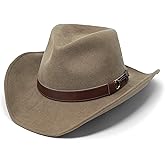 Borges & Scott Forester – Western Style Wool Felt Hat - Water Resistant – Wired Mouldable Brim