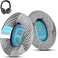 Wzsipod Cooling-Gel QuietComfort 35 / QC35 ii Fabric Replacement Ear Pads for Bose Headphones, Compatible with Bose QC45 QC25 QC2 QC15/ Around-Ear 2 AE2i AE2w/ SoundTrue & SoundLink Series, Blue