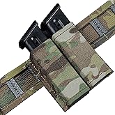UniPro MG-F-04 9MM Mag Pouch - MOLLE-Compatible, Quick Release, Fits Single/Double Stack, Tactical Nylon Holder for Belts & Vests (3.5"x1.4"x4.3", 0.17 lbs)