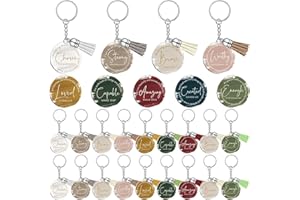 Equsion 36 Pcs Christian Christmas Gifts for Woman Bible Verse Keychains Gifts for Christian Holiday Party Favors Supplies (Christmas Colors)