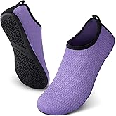SEEKWAY Water Shoes Barefoot Aqua Socks Non Slip Quick-Dry for Beach Pool Swimming River Lake Women Men Purple SK001