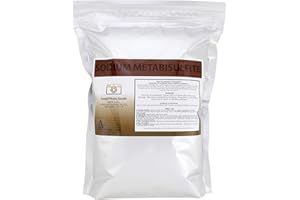 20 lb Sodium Metabisulfite Food Grade/Photo Grade 98.6+% Purity White Granular Solid Crystals