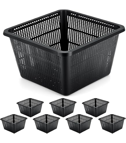thumbnail image 2 of Net Cups 10 Pack - 2 Inch Mesh Net Pots For Hydroponics, Aeroponics, And Plant Growing Tower Garden Supplies 2 of 13