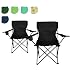 FUOIDYE Campingstuhl 2er Set Faltbar – Klappstuhl Mit Armlehnen, 200 Kg Tragkraft, Für Garten, Strand & Angeln