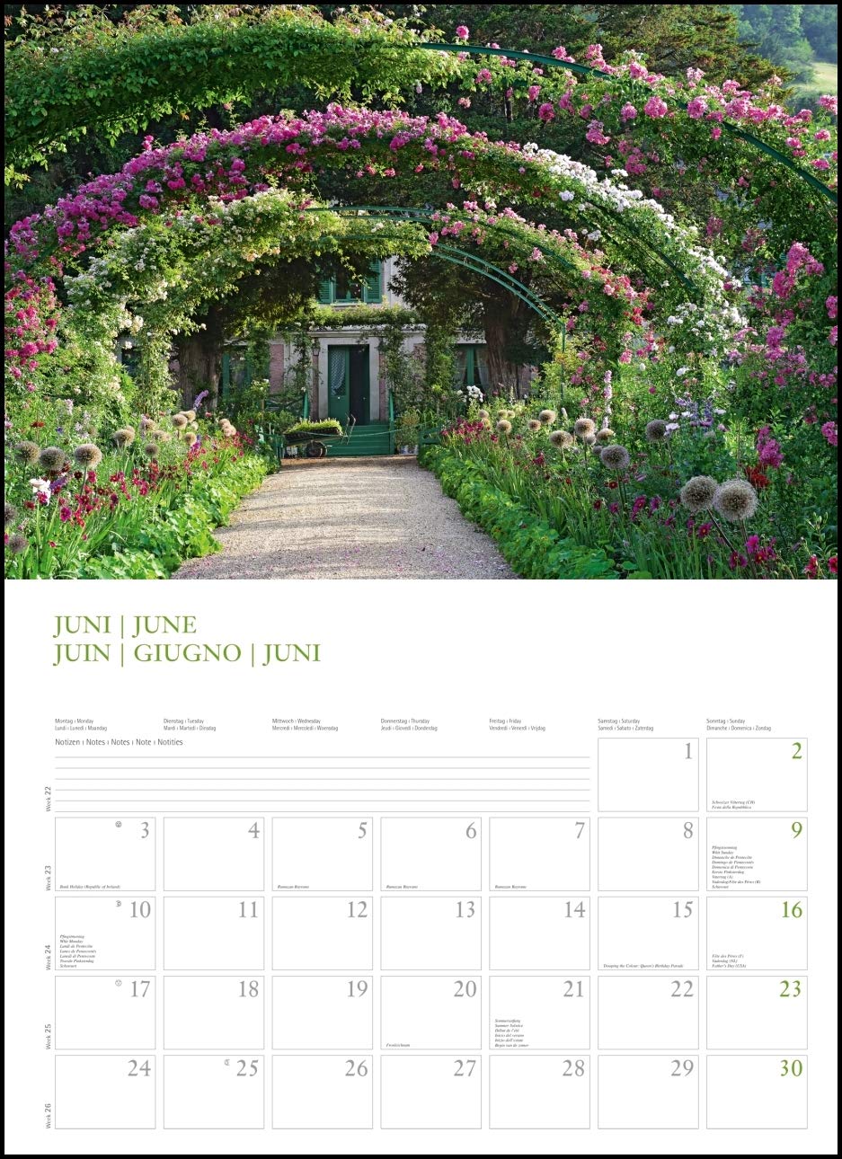 Monets Garten In Giverny 2019 9783832040062 Amazon Com Books