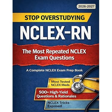 Amazon Best Sellers: Best NCLEX Test Preparation & Review