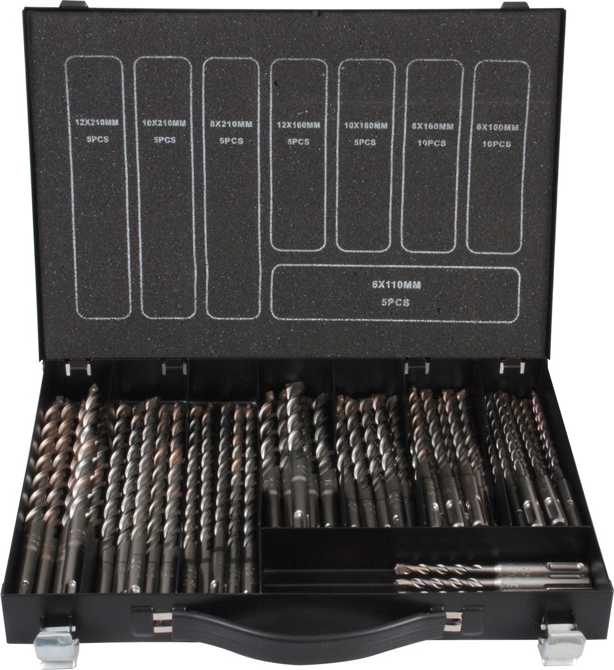 PROJAHN 83041 SDS-plus hammer drill bit sheet steel kit 50 pieces