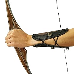 SAS Leather Traditional Arm Guard with Stretch Cord