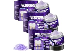 1/2/3PCS Teeth Restoration Mineral Powder, Natural Tooth Whitening Powder, Removes Stains,Effective in Strengthening Teeth an