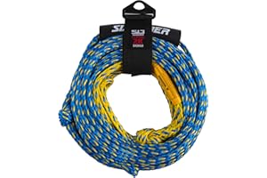 Swonder 2-Section Tow Ropes for Tubing, 1-4 Rider 60FT Ropes for Towable Tubes