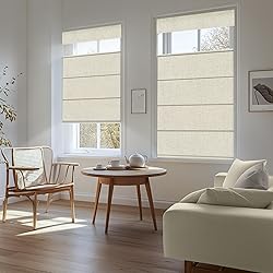 Boolegon No Drill Roman Shades for Windows