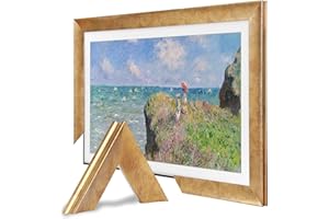 Frame TV Bezel, Compatible With Samsung The Frame TV, 55 Inch, Matte Gold, Suitable for Wall Mounted Televisions by TV Guard