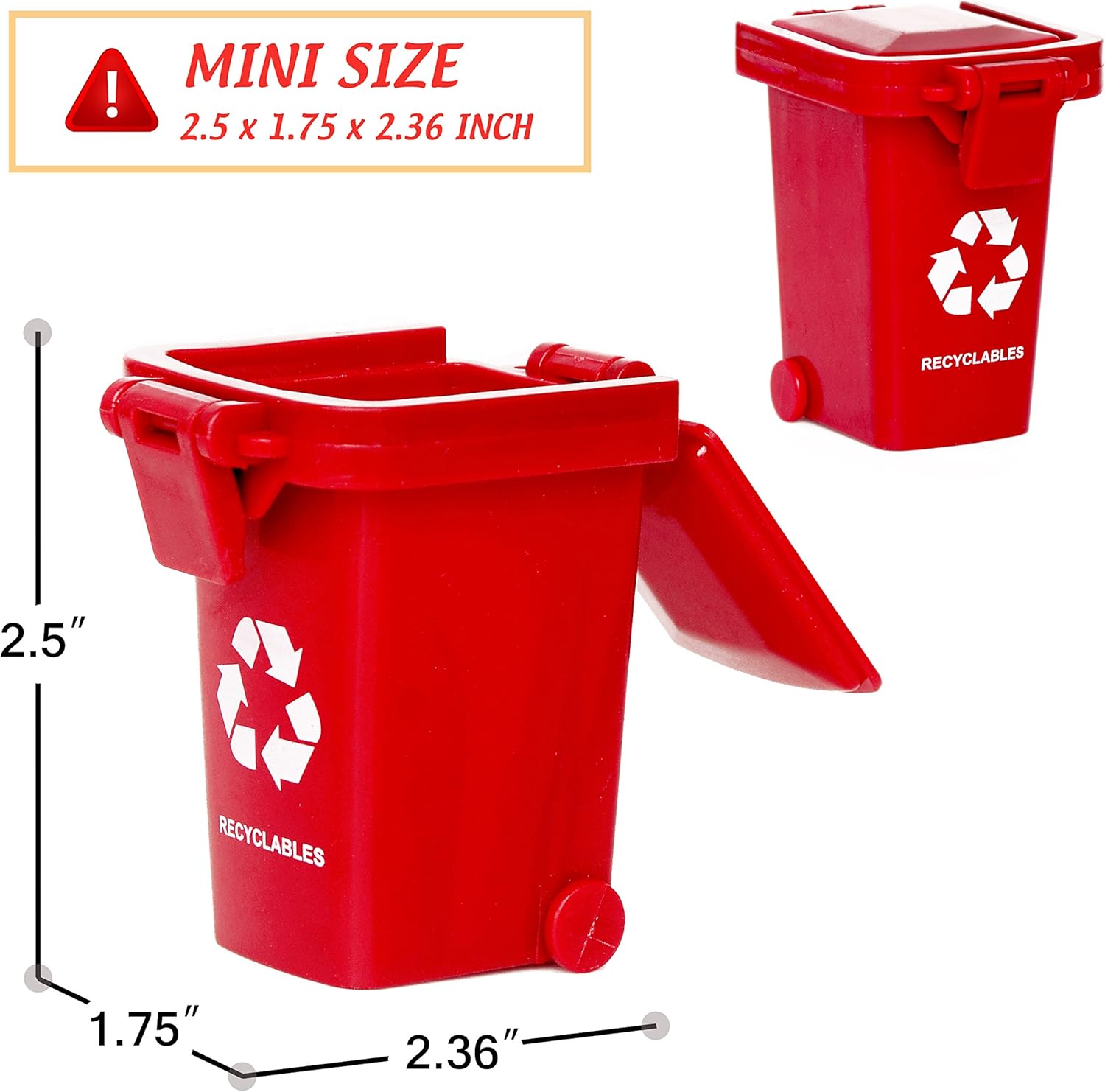 mini garbage bin toy