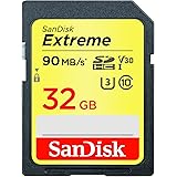 SanDisk - SDSDXVE-032G-GNCIN 32GB Extreme SDHC UHS-I Memory Card - 90MB/s, C10, U3, V30, 4K UHD, SD Card - SDSDXVE-032G-GNCIN