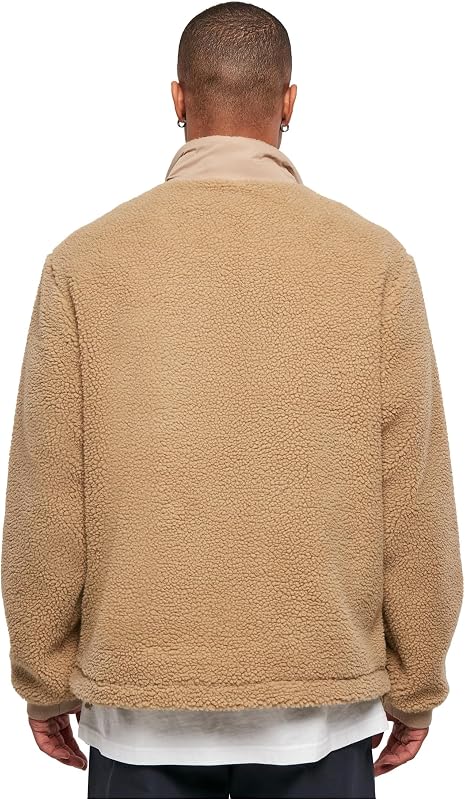 Herren Patched Sherpa Jacket unionbeige, M