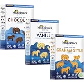 Kinnikinnick Gluten Free KinniKritters Animal Cookie Variety Pack, 3-Pack | Vanilla, Chocolate and Graham Style Animal Cookies, Allergy Friendly, Vegan, Kosher, Nut Free, Peanut Free, Soy Free