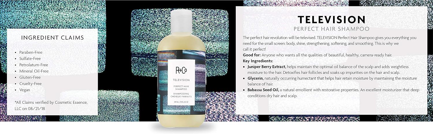 Amazon Com R Co Television Perfect Hair Shampoo 8 Fl Oz Luxury