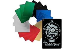 ZOOM PRECISION Metal Engraving Blanks for Etching w/Silhouette Cameo 4 Pro Plus, Brother Scan and Cut, Maker, Explore Air 2 or Laser Engraving Blanks - Anodized Aluminum Sheet Metal & Plates for Crafting- 18 Pack